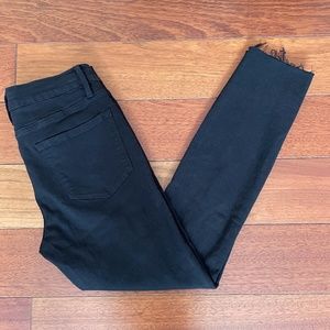 Frame Denim Jeans women’s size 27 Black Distressed 'Le Skinny De Jeanne' 27